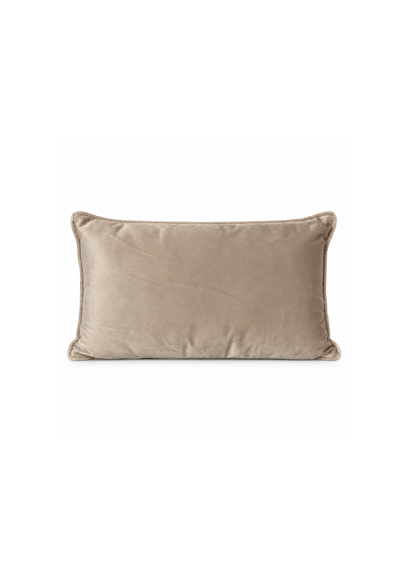 Sierkussen taupe rechthoek