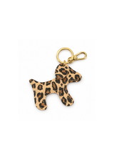 Sleutelhanger hondje met panterprint