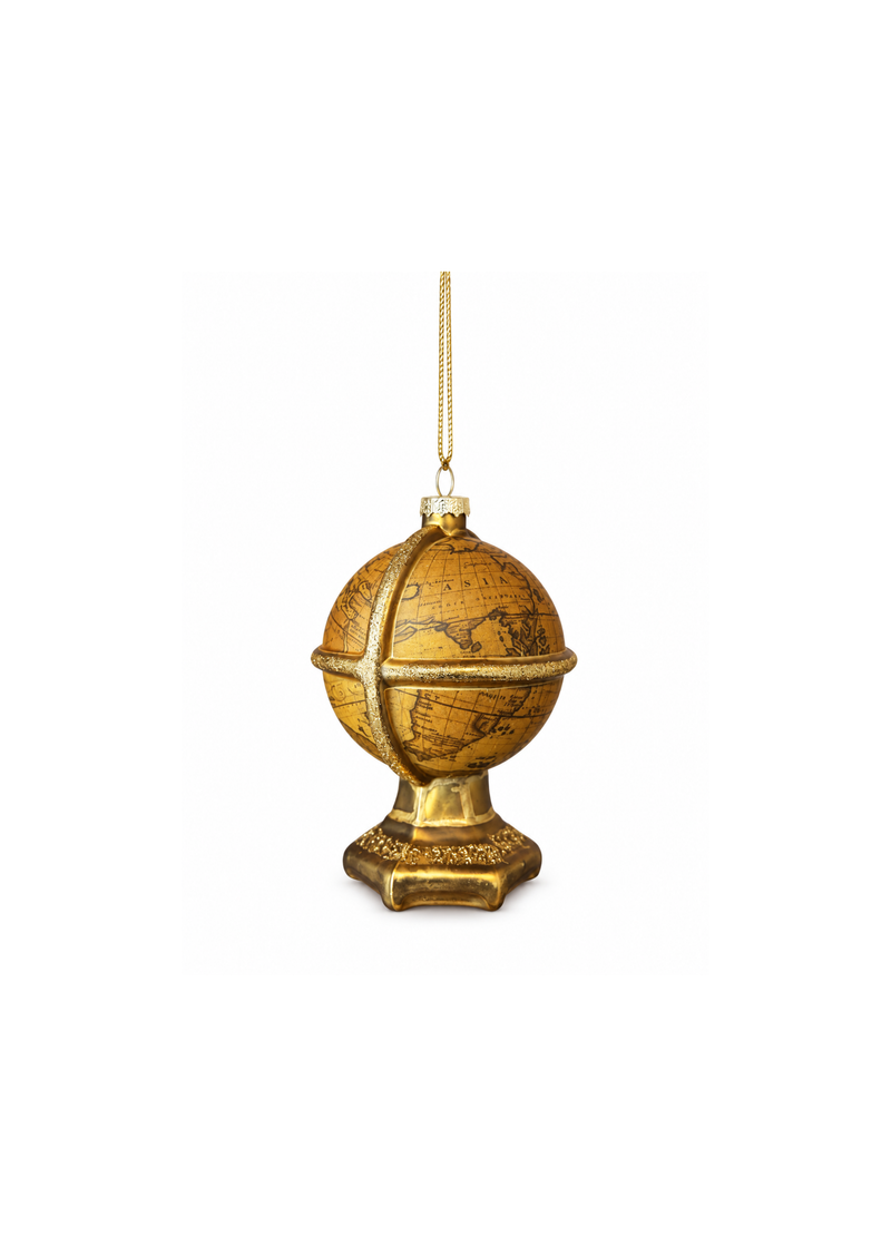 Kerstornament wereldbol