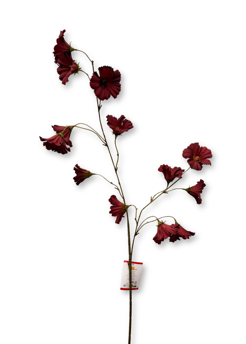 Kunstbloementak bordeauxrood