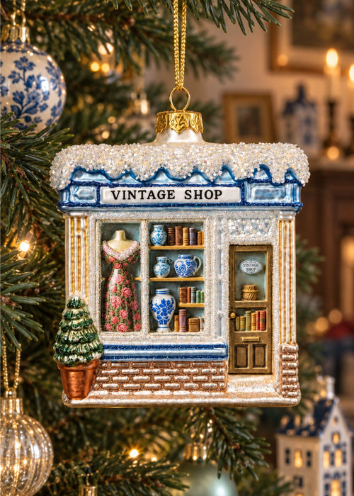 Kerstbal Vintage shop