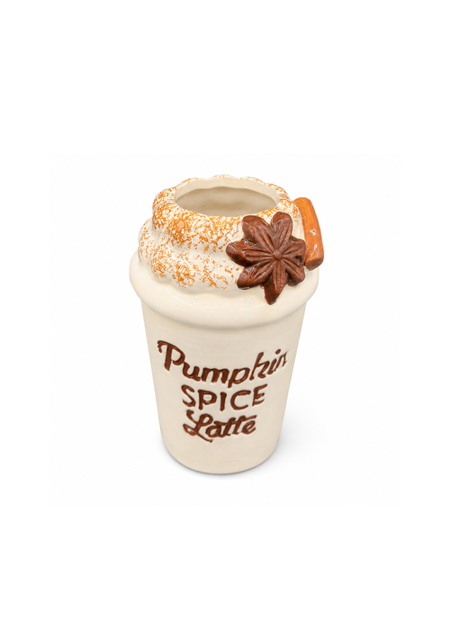 Keramieken vaasje Pumpkin Spice Latte