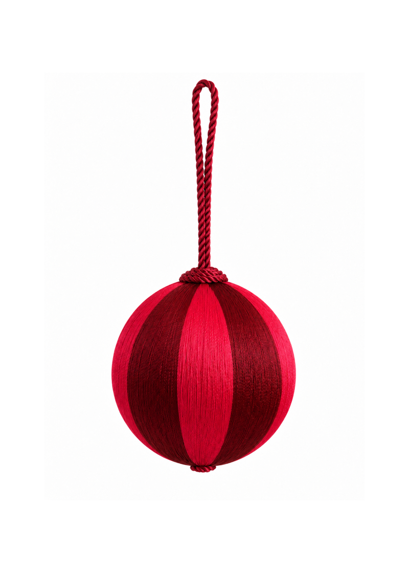 Luxe kerstbal roze - 2 maten