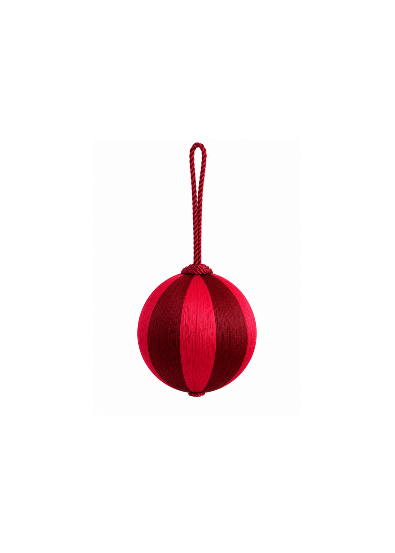 Luxe kerstbal roze - 2 maten