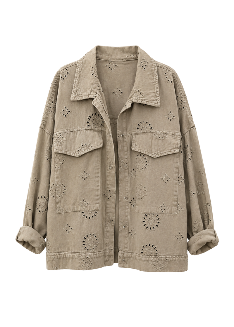 Broderie jasje – Taupe