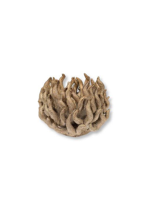 Light & Living Waxinelichthouder Koraal – Goud