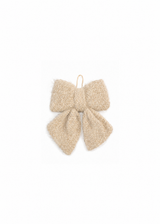 Kleine decoratiestrik beige