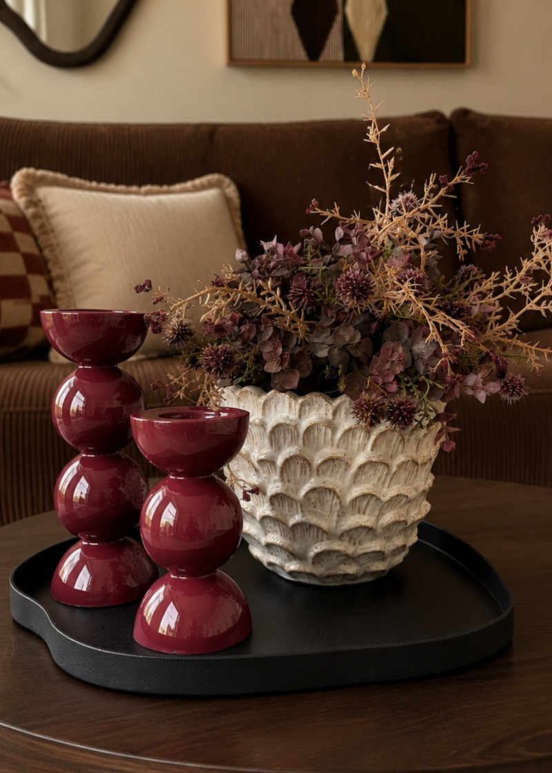 Decoratieset burgundy bloom