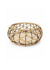 Decoratieve Mand met Gevlochten Detail