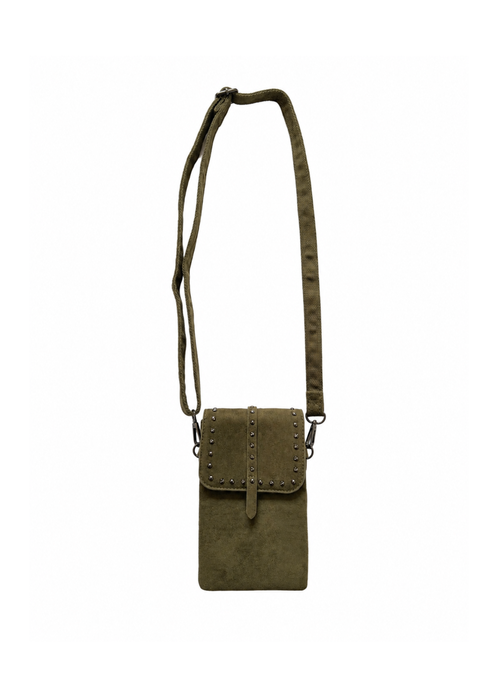 Telefoontasje met studs – 2 kleuren