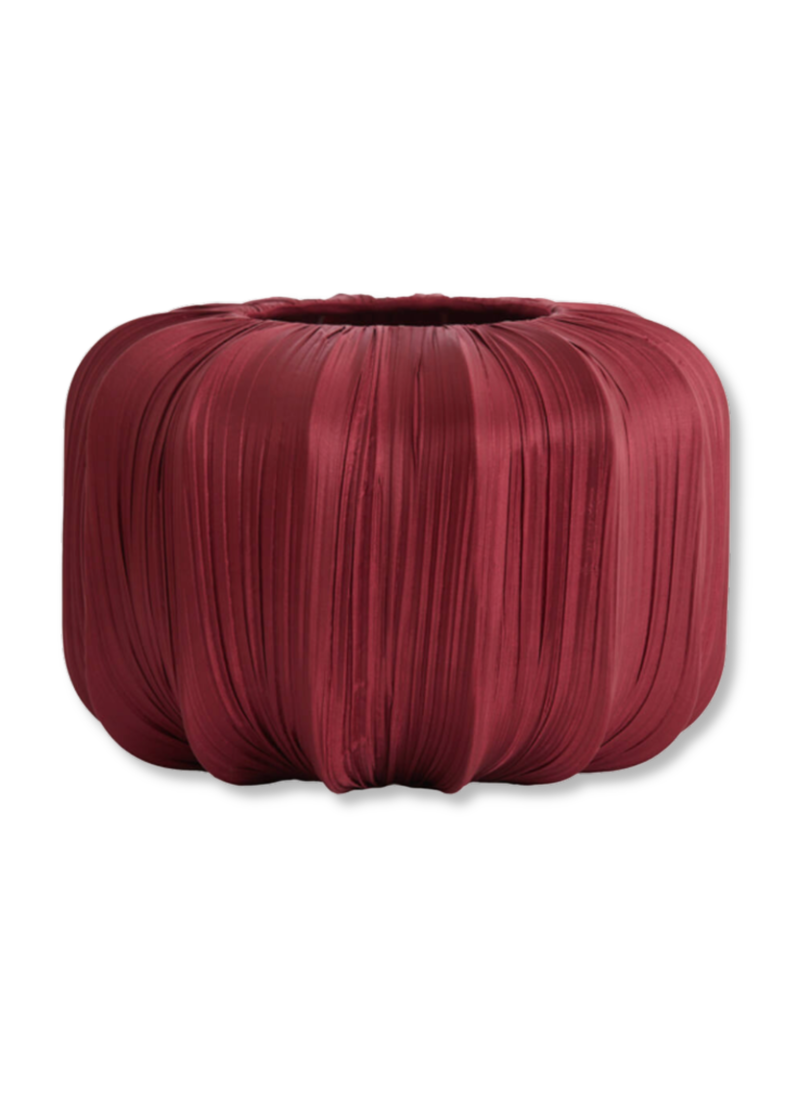 Geplooide lampenkap – Bordeauxrood | Light & Living