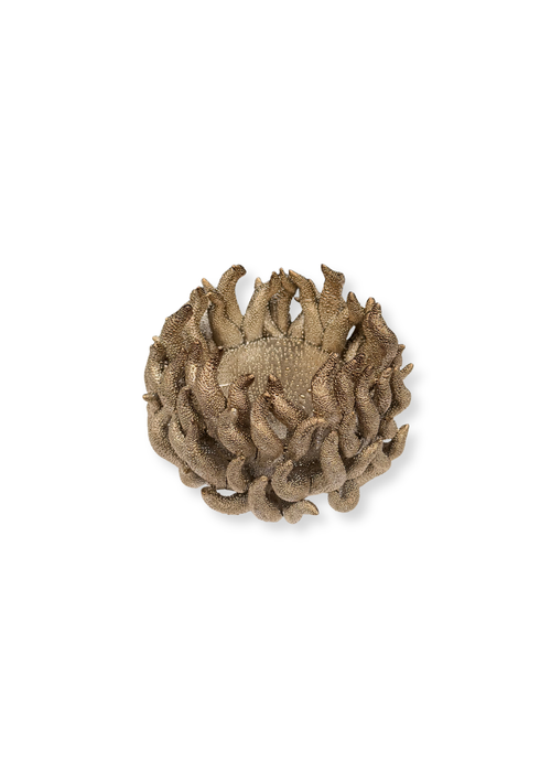 Light & Living Waxinelichthouder Koraal – Goud