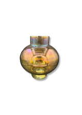 Vaas iriserend goud/groen – glas