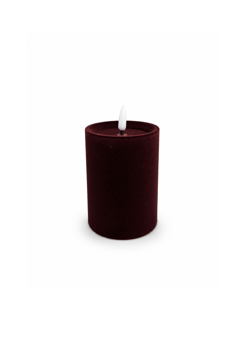 Countryfield LED velvet stompkaars – kleur bordeaux - maat M & L