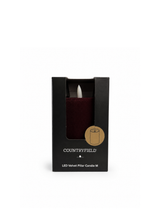 Countryfield LED velvet stompkaars – kleur bordeaux - maat M & L