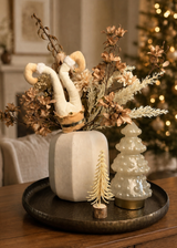 Complete kerstdecoratieset – naturel & goud
