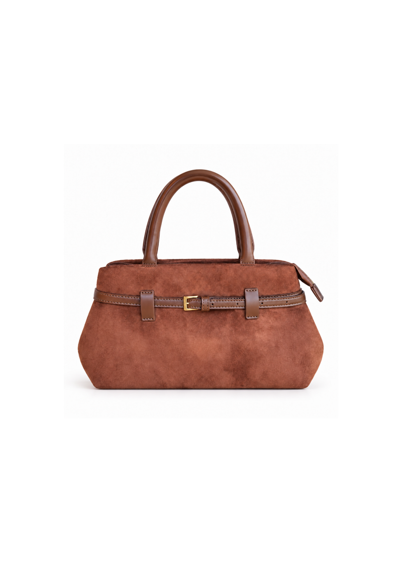 Handtas met gespdetail - 3 kleuren