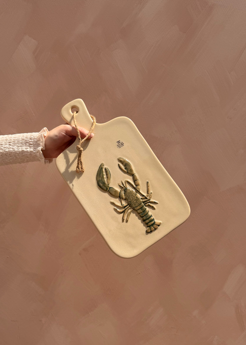 Keramieken Decoratieplank Kreeft – 36 x 20 cm