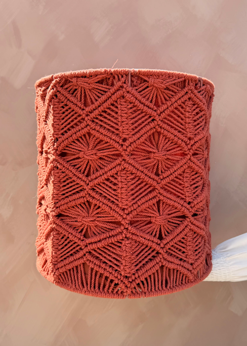 Terracotta bloempot met gevlochten patroon – 3 maten