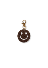 Sleutelhanger smiley met glitters