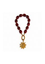 Armband met bloemhanger