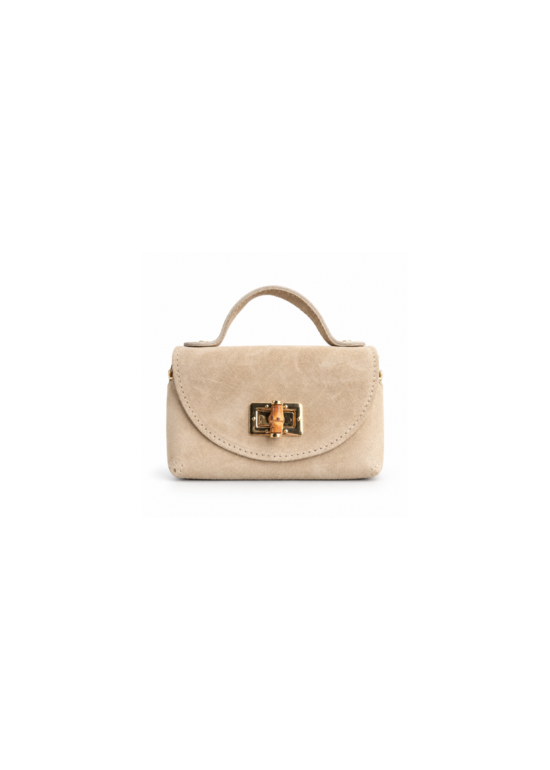 Leren mini handtas - 4 kleuren