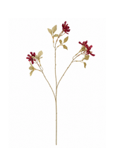 Kunsttak burgundy blossom – 61 cm