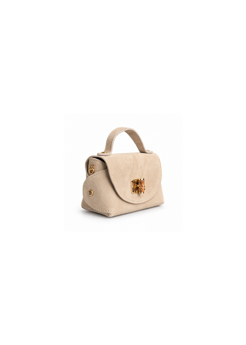 Leren mini handtas - 4 kleuren