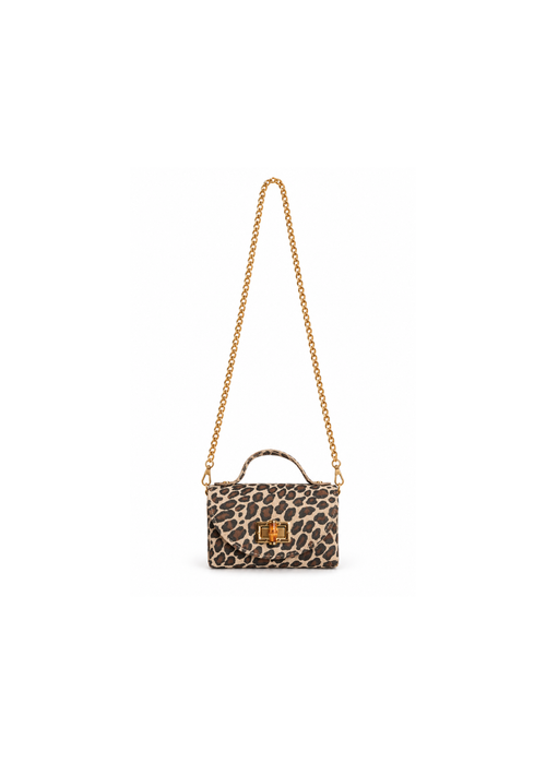 Leren mini handtas - 4 kleuren
