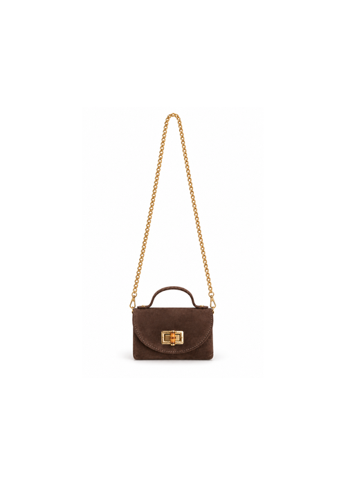 Leren mini handtas - 4 kleuren
