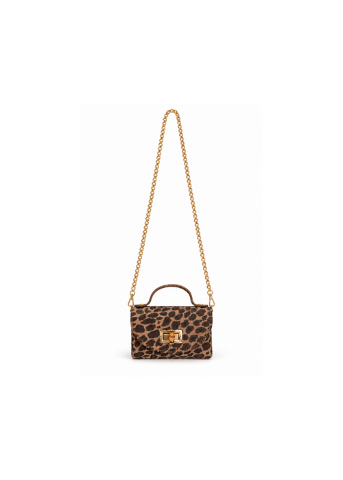 Leren mini handtas - 4 kleuren
