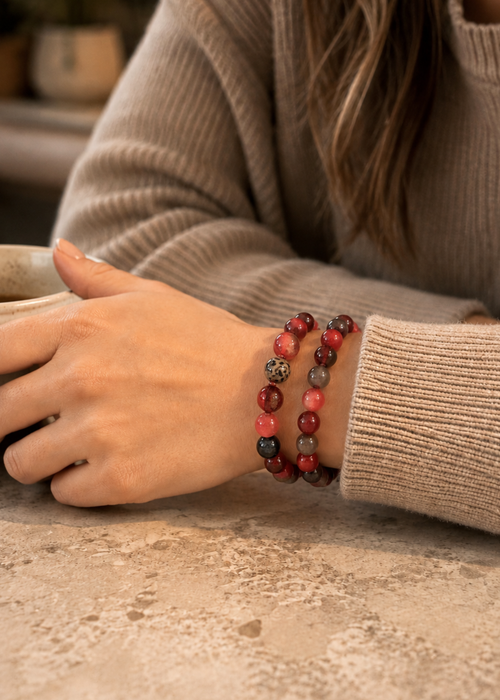 Armbandenset Ruby – 2 stuks
