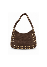 Schoudertas met studs - 2 kleuren