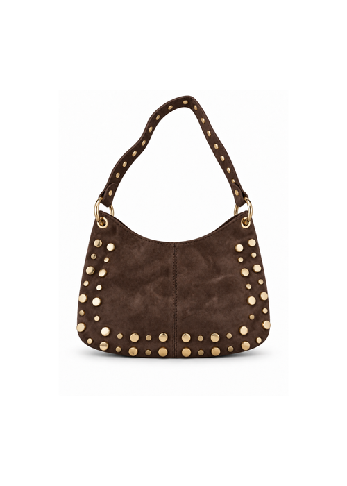 Schoudertas met studs - 2 kleuren