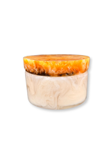 Light & Living Decoratiebak KELIMUTU – Wit/Oranje | Ø15 x 9,5 cm