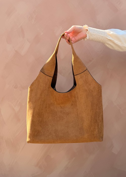 Shopper suède look – 3 kleuren