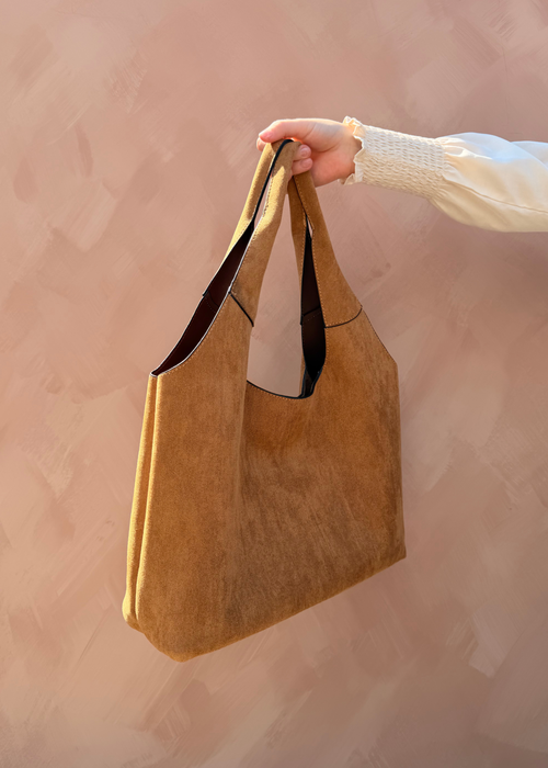 Shopper suède look – 3 kleuren