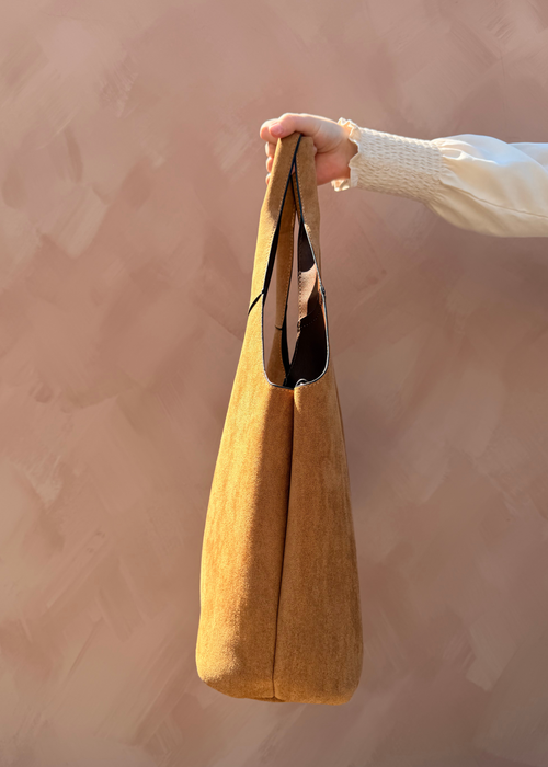 Shopper suède look – 3 kleuren