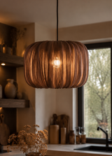 Geplooide lampenkap – Taupe