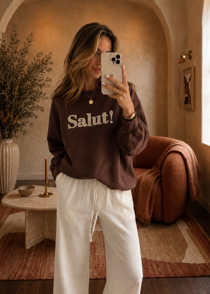 Sweater Salut - bruin
