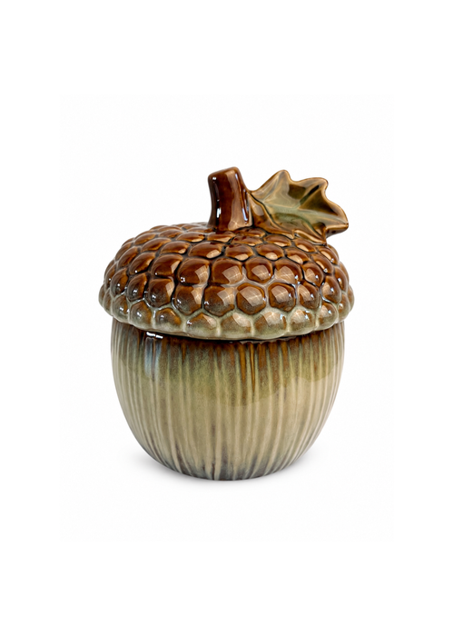 Decoratiepot eikel met deksel | 2 maten
