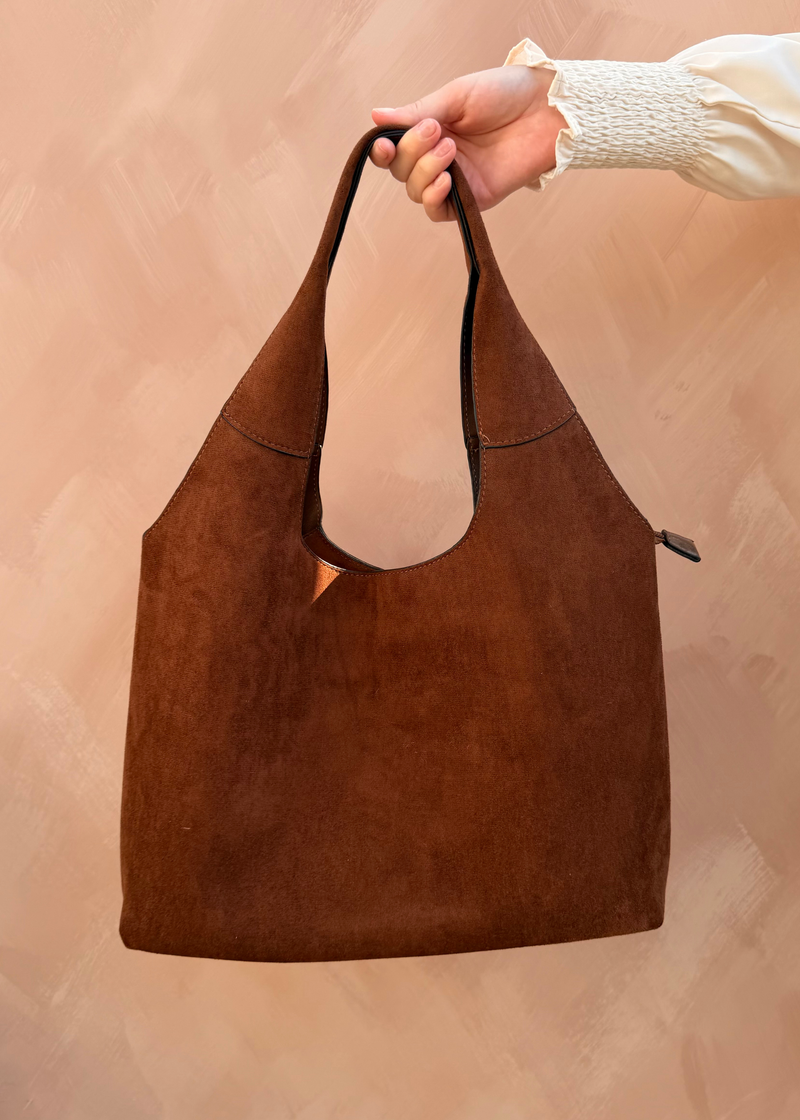 Shopper suède look – 3 kleuren