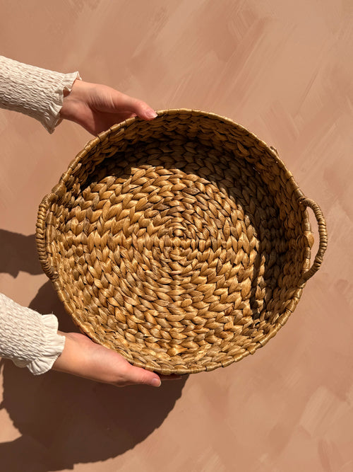 Rond dienblad met schelpdetails