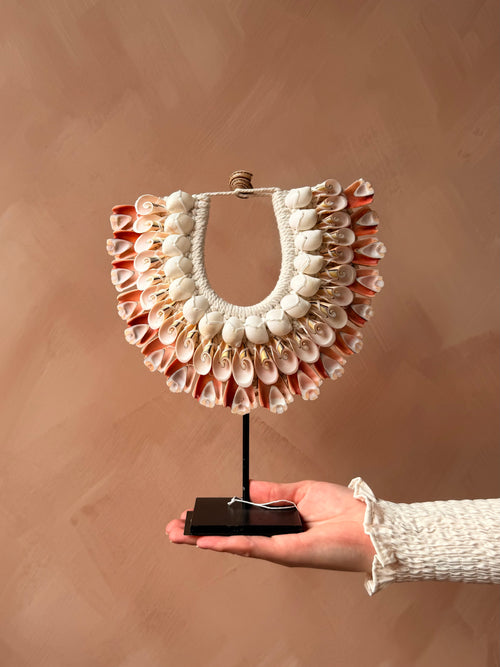 Handmade schelpen standaard