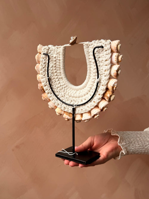 Handmade schelpen standaard