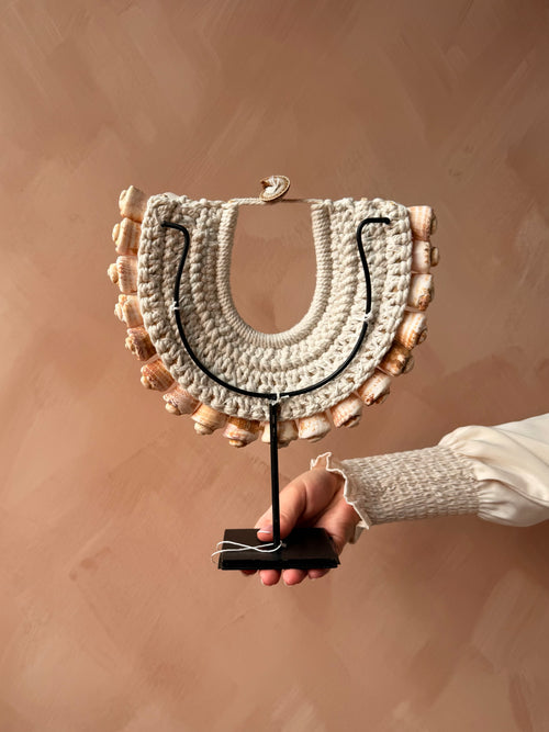 Handmade schelpen standaard