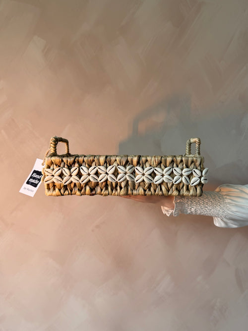 Rechthoekig dienblad met schelpdetails