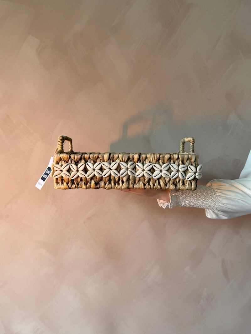 Rechthoekig dienblad met schelpdetails