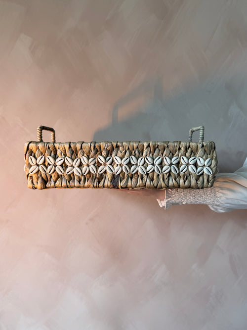 Rechthoekig dienblad met schelpdetails