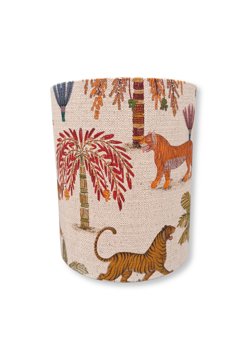 Toplicht lampenkap tiger jungle – beige & oranje